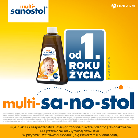 MULTI-SANOSTOL syrop 600 ml
