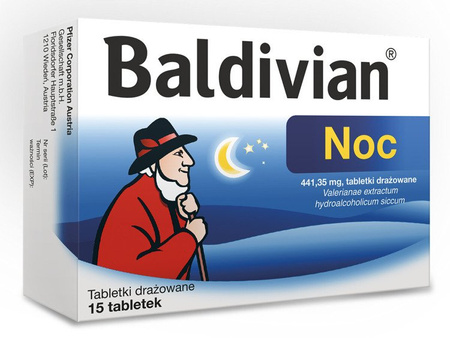 BALDIVIAN NOC x 15 tabletek drażowanych