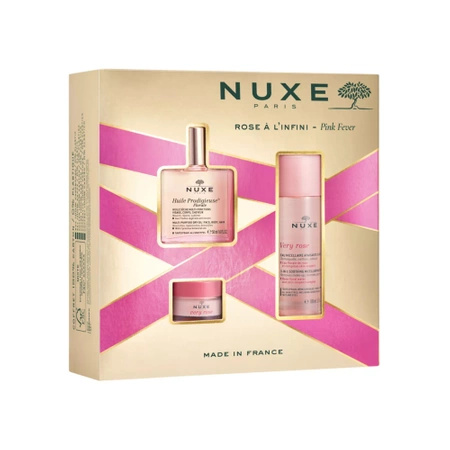 NUXE Huile Prodigieuse® Florale Zestaw: Olejek 50ml+ Balsam do ust 15ml + Woda micelarna 100ml