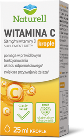 Naturell Witamina C 50mg/ml Krople, 25ml