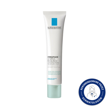 La Roche-Posay Hydraphase HA UV SPF25 Rich, Krem bogaty 40ml