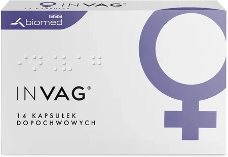 inVag - kapsułki dopochwowe, 14 sztuk - TYLKO ODBIÓR OSOBISTY