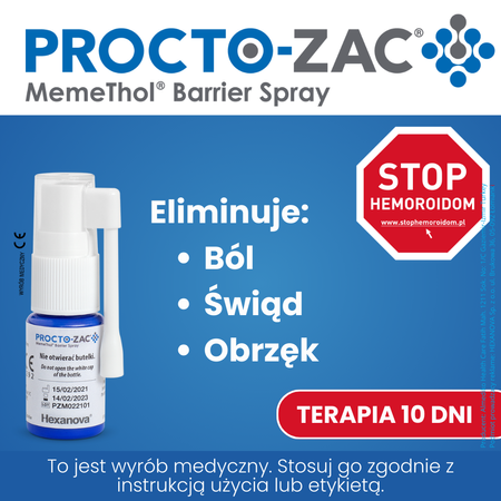 Procto-Zac® MemeThol® Barrier Spray, 10ml