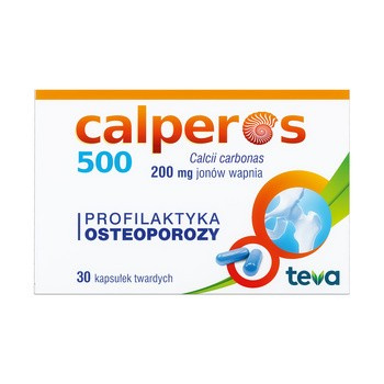 CALPEROS 500, 200 mg x 30 kapsułek twardych
