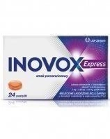 INOVOX EXPRESS o smaku pomarańczowym x 24 pastylki do ssania