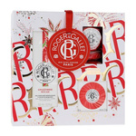 Roger & Gallet Gingembre Rouge Zestaw: Woda zapachowa 100ml + Mydełko 50g + 3 kostki musujące do kąpieli