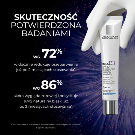 La Roche-Posay Mela B3 SPF30 Korygujący krem na dzień przeciw przebarwieniom, 40ml