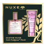 Nuxe Zestaw Huile Prodigieuse Florale Suchy olejek 50 ml + Hair Prodigieux Szampon wygładzający 30 ml