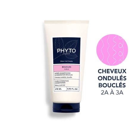 Phyto Boucles Curls Odżywka nawilżająca do włosów falowanych i kręconych, 175ml