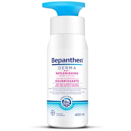 Bepanthen® Derma Replenishing Body Lotion – Głęboko Odżywczy Balsam do Ciała, 400ml