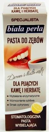 BIAŁA PERŁA Pasta dla pijących kawę  75ml