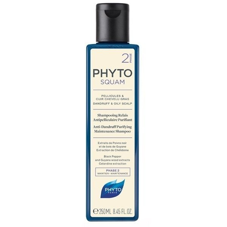 PHYTO PHYTOSQUAM Nawilżający szampon do włosów przeciwłupieżowy 250ml