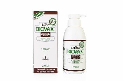 BIOVAX Szampon do włosów słabych, skłonnych do wypadania 400ml