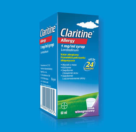 CLARITINE ALLERGY 1 mg/ml syrop 60 ml