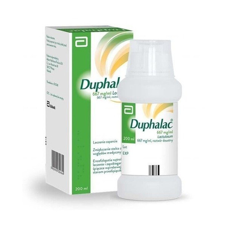 DUPHALAC 667 mg/ml roztwór doustny 200 ml