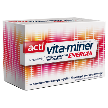 ACTI VITA-MINER ENERGIA x 60 tabletek 