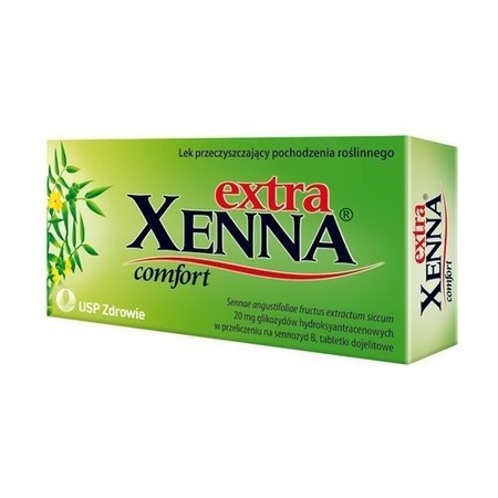 XENNA EXTRA COMFORT x 10 drażetek dojelitowyc