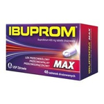 IBUPROM MAX 400 mg x 48 tabletek drażowanych