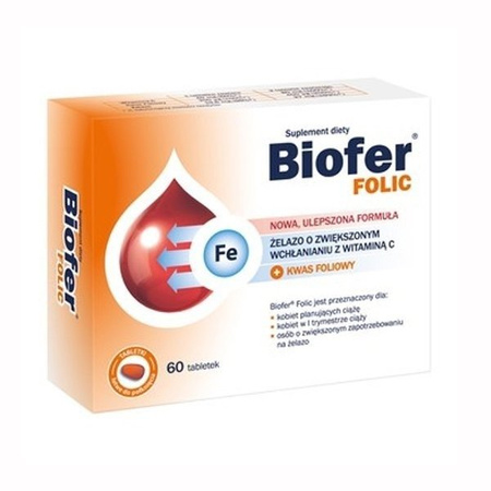 BIOFER FOLIC x 60 tabletek