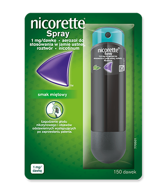NICORETTE SPRAY 1 mg/dawkę aerozol 13,2 ml