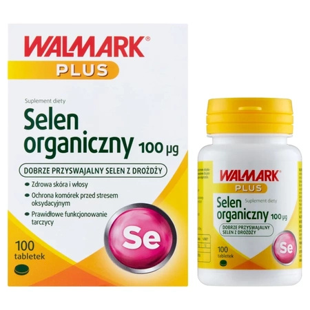 SELEN ORGANICZNY 100μg x 100 tabletek