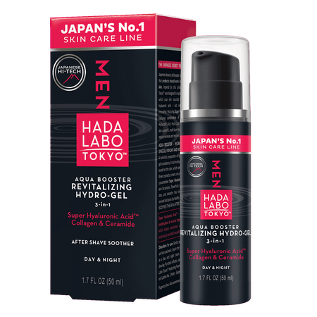 HADA LABO MEN LINE Aqua Booster Żel nawilżająco-rewitalizujący na dzień i na noc 50ml