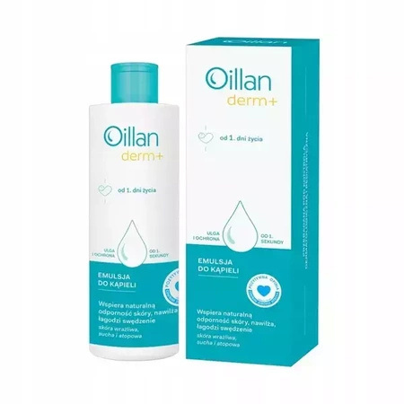 Oillan Derm+ Emulsja do kąpieli, 200 ml