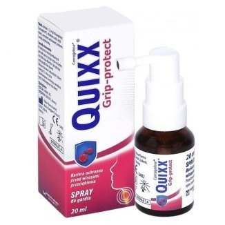 QUIXX GRIP-PROTECT Spray do gardła 20ml