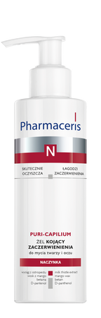 PHARMACERIS N PURI-CAPILIUM Żel kojący zaczerwienienia do mycia twarzy i oczu 190ml