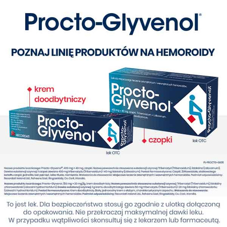 Procto-Glyvenol Krem doodbytniczy, 30g