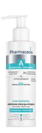 Pharmaceris A Puri-Sensimil Kremowa emulsja myjąca, 190 ml