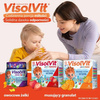 VISOLVIT Junior żelki, witaminy i minerały dla dzieci po 3 r.ż. x 50 owocowych żelków
