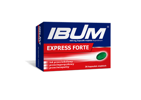 IBUM EXPRESS FORTE 400 mg, 36 kapsułek miękkich