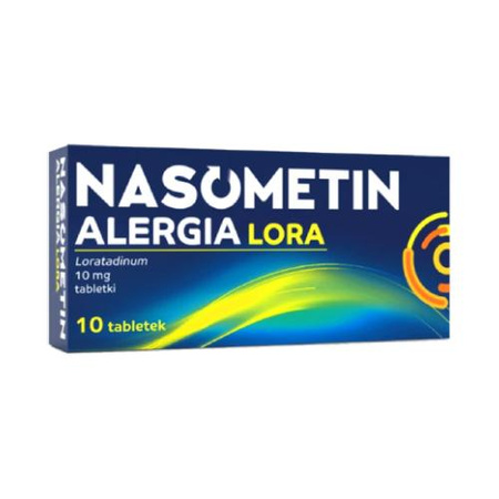 Nasometin Alergia LORA 10 mg, 10 tabletek powlekanych (dawny Flonidan Control)