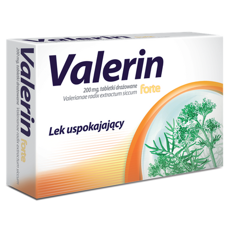 VALERIN FORTE 200 mg x 60 tabletek drażowanych