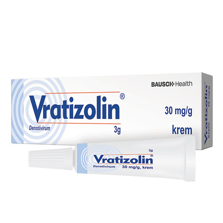 Vratizolin 30 mg/g, krem 3 g