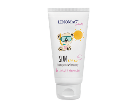 Linomag Emolienty SUN SPF50 6m+ krem przeciwsłoneczny dla dzieci i niemowląt, 50ml