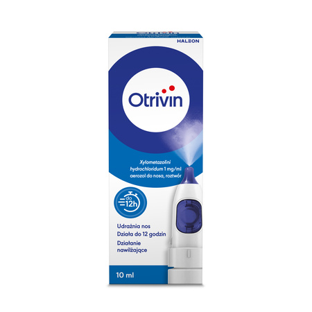 OTRIVIN 1 mg/ml aerozol do nosa 10ml NOWY APLIKATOR