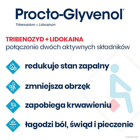 Procto-Glyvenol Krem doodbytniczy, 30g