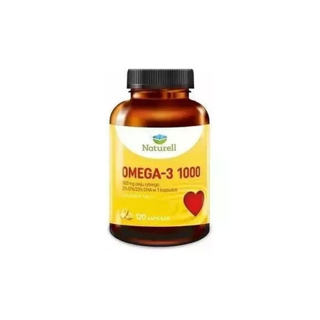 Naturell Omega-3 1000 kapsułki ,120 sztuk