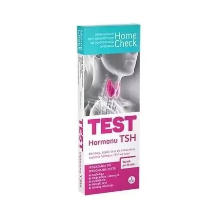 Test Hormonu TSH, szybki test - 10 minut- Home Check, 1 sztuka