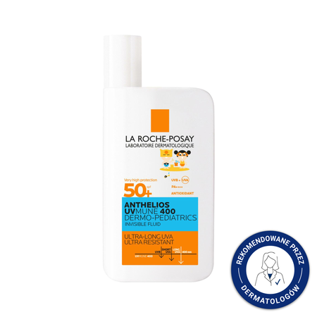 La Roche-Posay Antehlios UVmune 400 Dermo-Pediatrics Niewidoczny Fluid SPF50+, 50ml