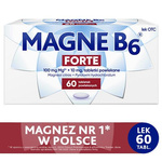MAGNE-B6 FORTE (100 mg + 10 mg) x 60 tabletek powlekanych