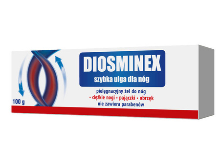 Diosminex żel 100g DATA WAŻNOŚCI 12.2024r.