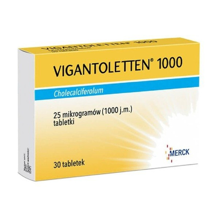 VIGANTOLETTEN 1000 x 30 tabletek 