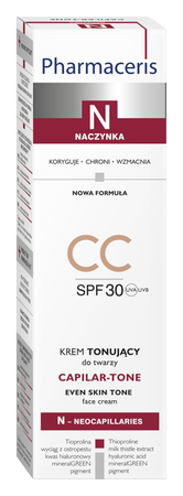 PHARMACERIS N CAPILAR-TONE Krem tonujący CC SPF30 40ml