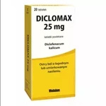 Diclomax 25mg tabletki powlekane, 20 sztuk