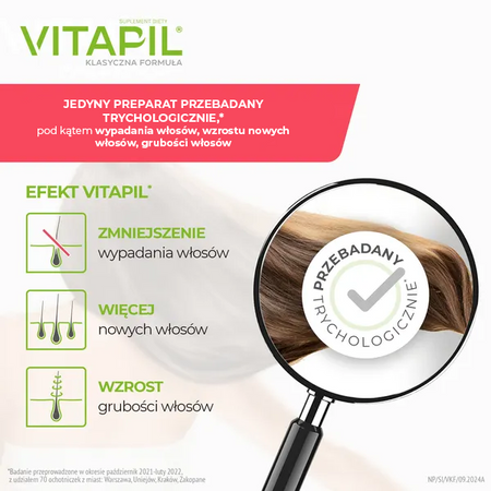 VITAPIL® klasyczna formuła kapsułki, 60 sztuk
