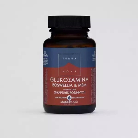 TERRANOVA Glukozamina, Boswellia i MSM kapsułki, 50 sztuk