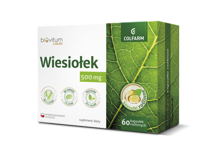 Wiesiołek - Olej z wiesiołka Biovitum Liquid, kapsułki roślinne , 60 sztuk DATA WAŻNOŚCI 10.2025r.